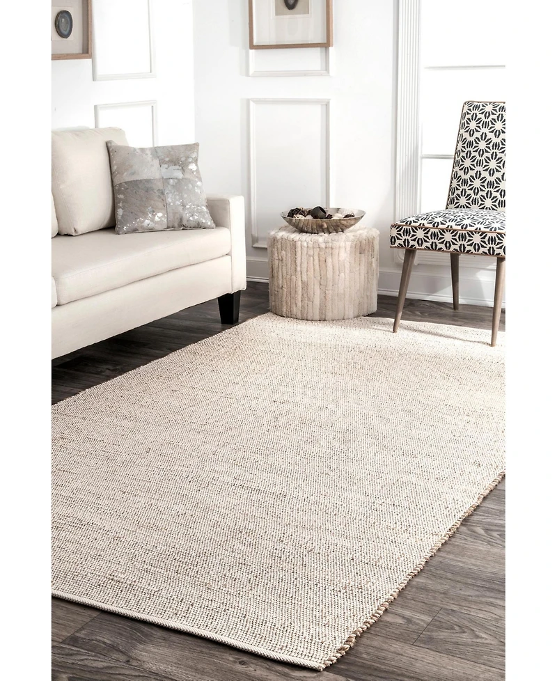nuLoom Elfriede HMMT01A Neutral 5' x 8' Area Rug