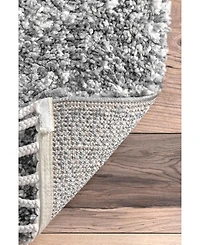 nuLoom Brooke KKEL04B Gray 5'3" x 7'7" Area Rug