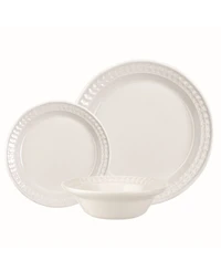 Portmeirion Botanic Garden Harmony White 12 Piece Dinnerware Set, Service for 4