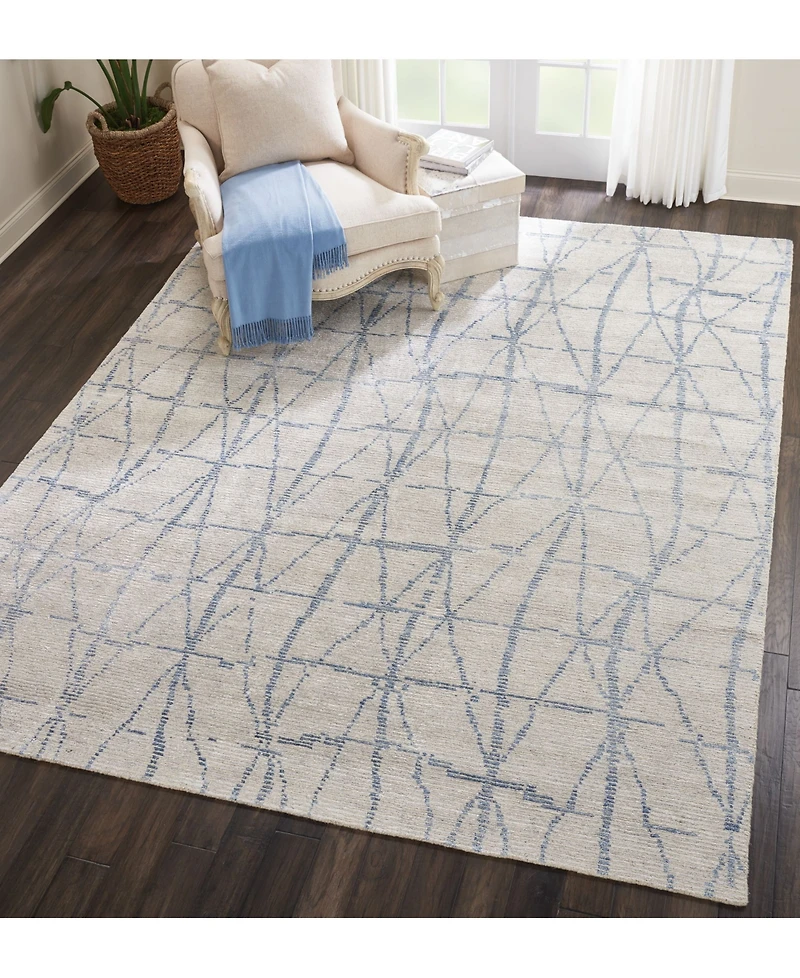 Nourison Home Ellora ELL02 Mist 8'6" x 11'6" Area Rug