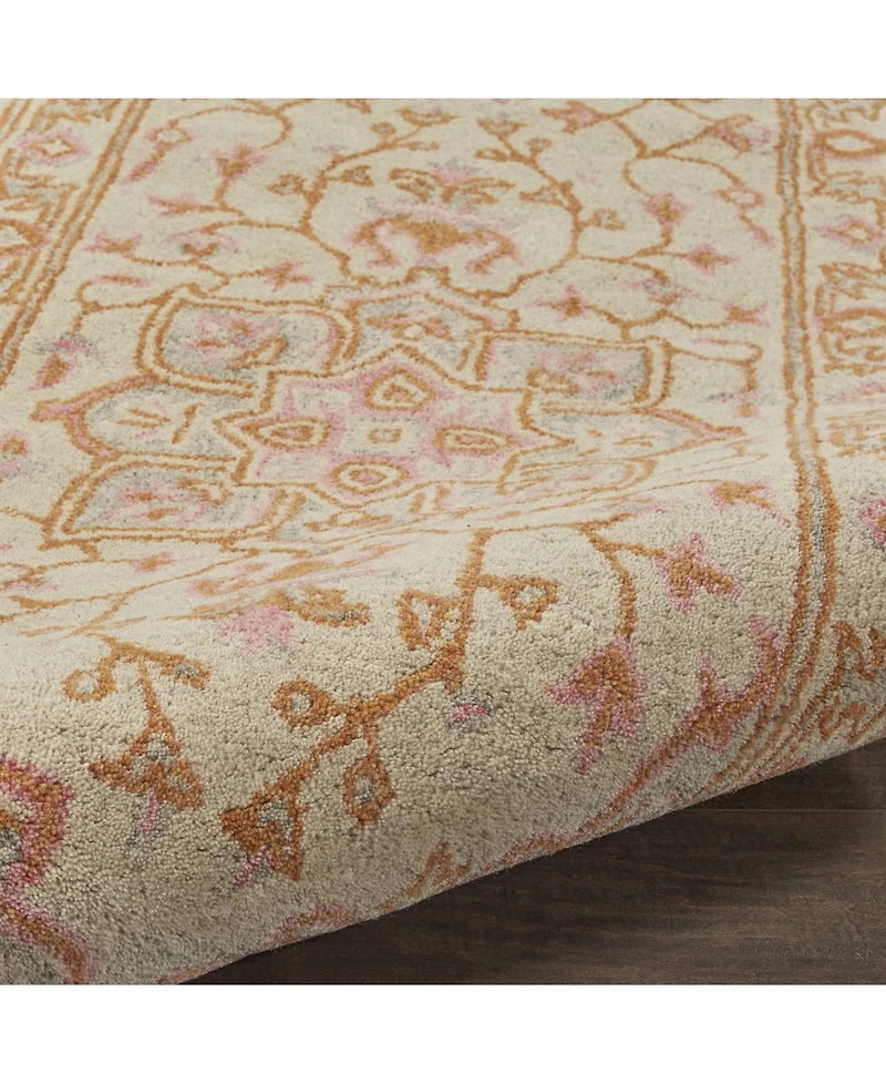 Nourison Home Jazmine JAZ01 Sand 2'3" x 8' Runner Rug
