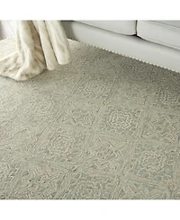 Nourison Home Azura AZM01 Ivory and Gray 8' x 11' Area Rug