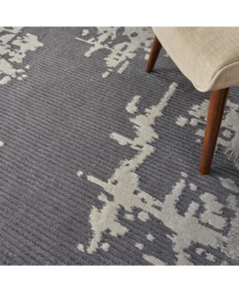 Nourison Home Symmetry Smm02 Gray Beige Rug