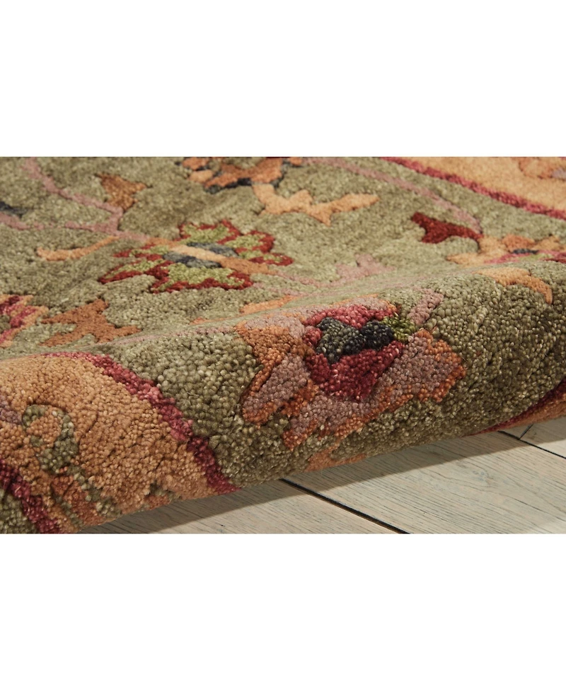 Nourison Home Tahoe TA03 Green 2'3" x 8' Runner Rug