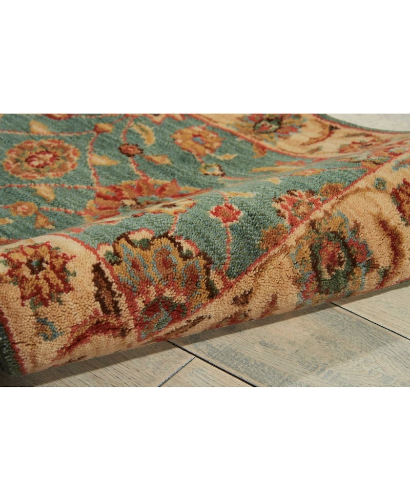 Nourison Home Living Treasures LI05 Aqua 2'6" x 4'3" Area Rug