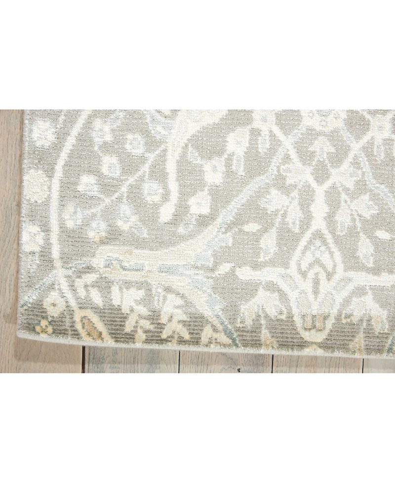 Nourison Home Luminance LUM08 Gray 5'3" x 7'5" Area Rug