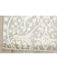 Nourison Home Luminance LUM08 Gray 5'3" x 7'5" Area Rug