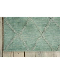 Nourison Home Lunette LNT01 Aqua 8' x 10' Area Rug