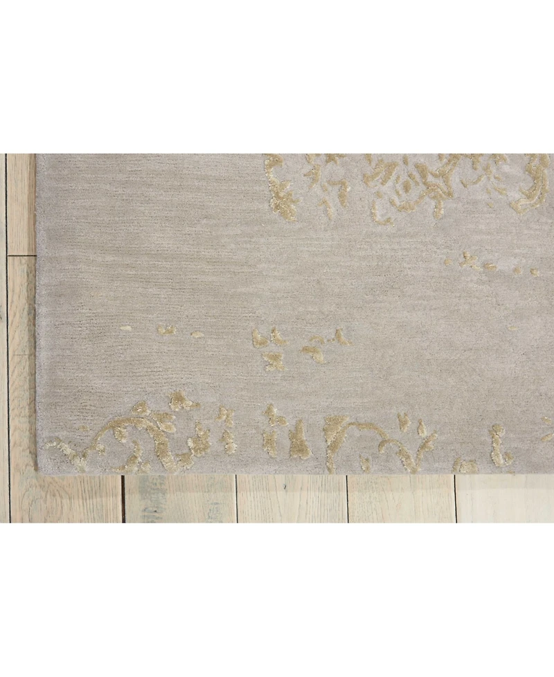 Nourison Home Opaline OPA08 Silver 2'3" x 8' Runner Rug