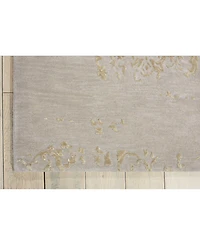 Nourison Home Opaline OPA08 Silver 2'3" x 8' Runner Rug