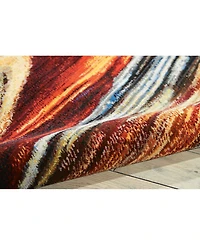 Nourison Home Chroma CRM04 Paprika 7'9" x 9'9" Area Rug
