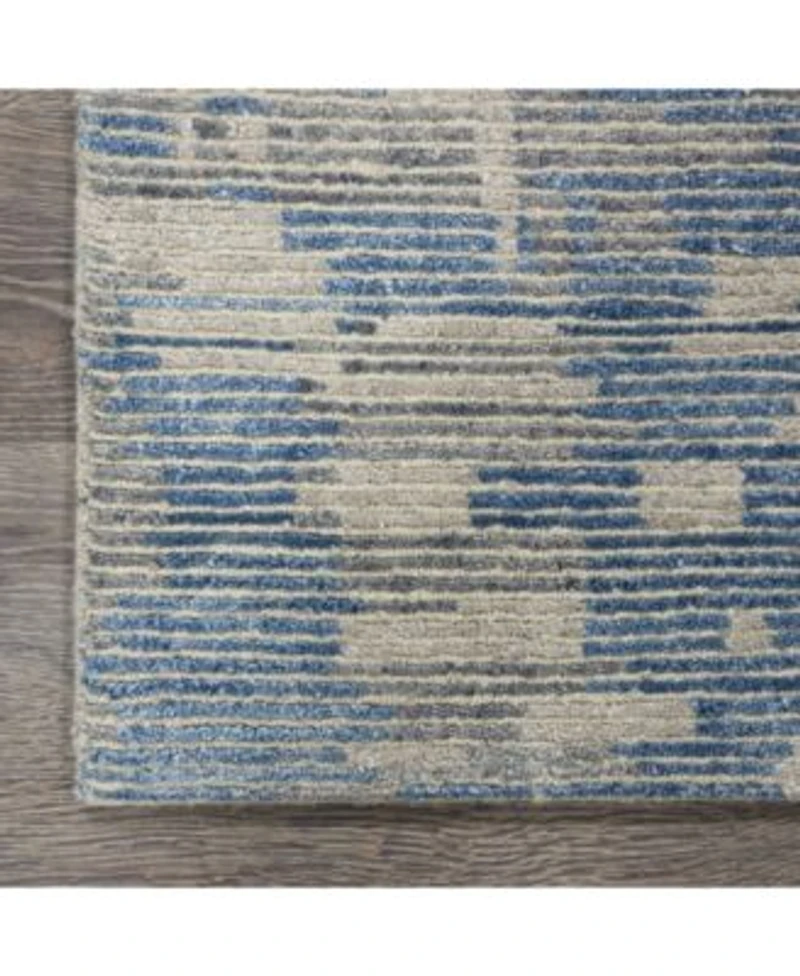 Nourison Home Ellora Ell01 Blue Rug