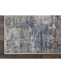 Nourison Home Rustic Textures Rus01 Gray Beige Rug