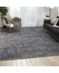 Nourison Home Lucent LCN04 Charcoal 7'9" x 9'9" Area Rug