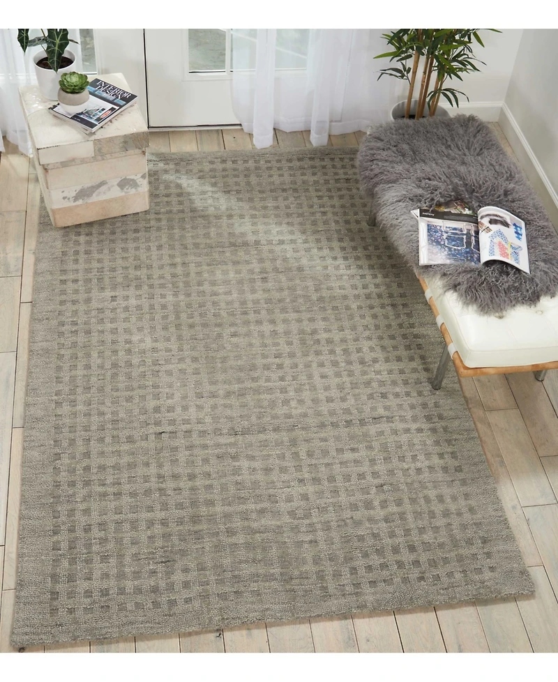 Nourison Home Marana MNN01 Charcoal 6'6" x 9'6" Area Rug