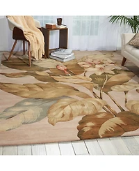 Nourison Home Tropics TS04 Beige 8' x 11' Area Rug