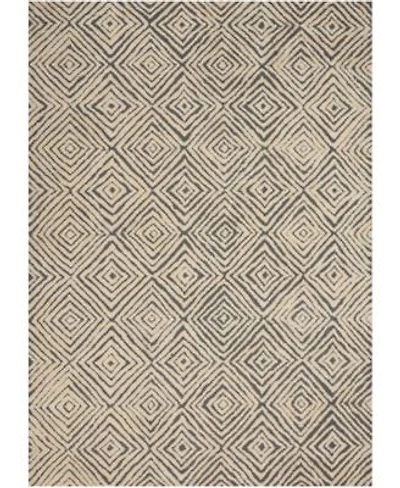 Nourison Home Deco Mod 37226 Gray Ivory Rug