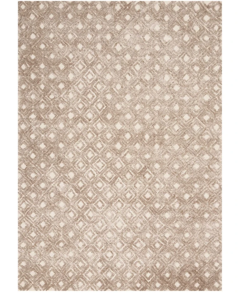 Nourison Home Deco Mod DEC02 Taupe 5'3" x 7'4" Area Rug