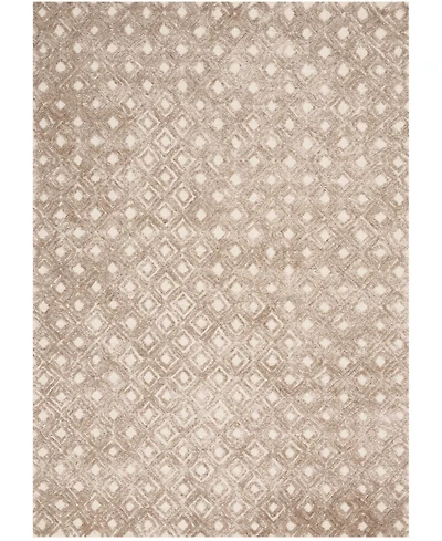 Nourison Home Deco Mod DEC02 Taupe 5'3" x 7'4" Area Rug