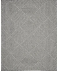 Nourison Home Cozumel CZM05 Silver 7'10" x 9'10" Outdoor Area Rug