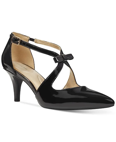 Bandolino Women's Zeffer Strappy Bow Stiletto Heel Pumps