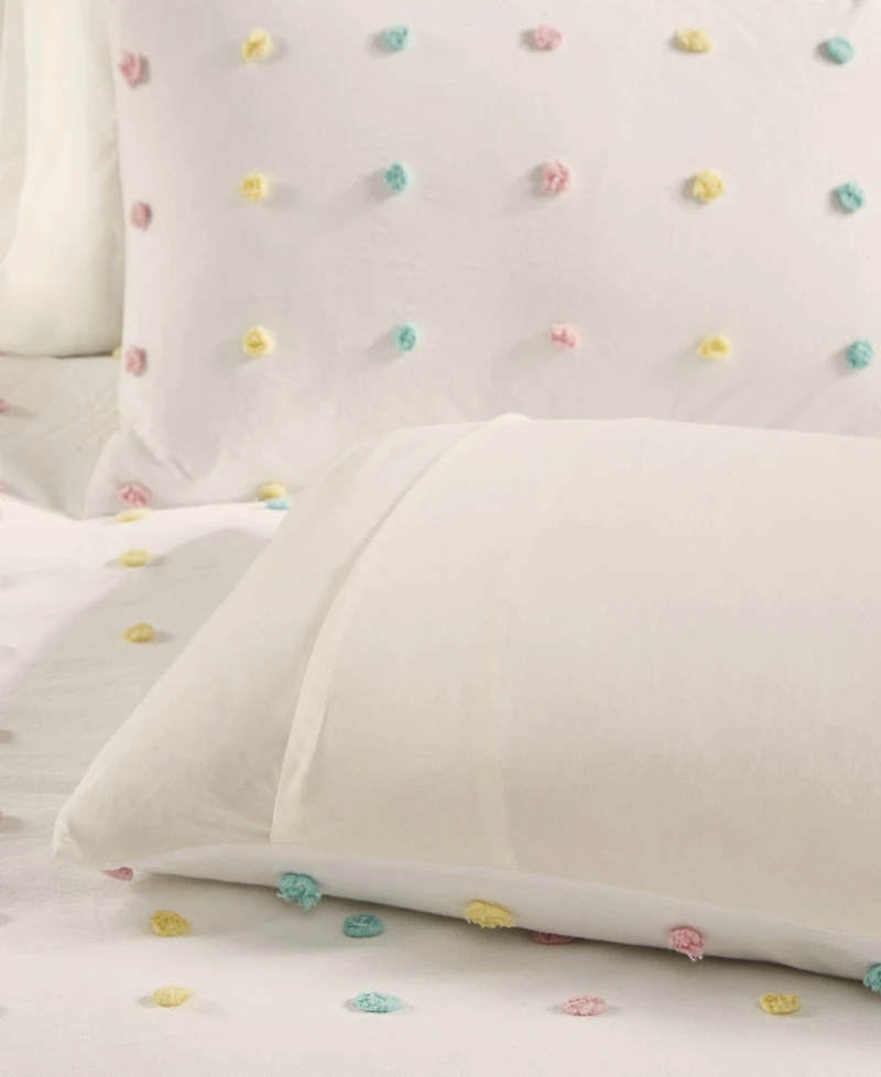 Intelligent Design Callie Pom Pom 4-Pc. Duvet Cover Set, Twin/Twin Xl