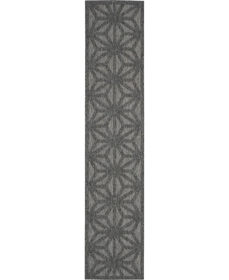 Nourison Home Cozumel CZM01 Onyx 2'2" x 10' Runner Rug