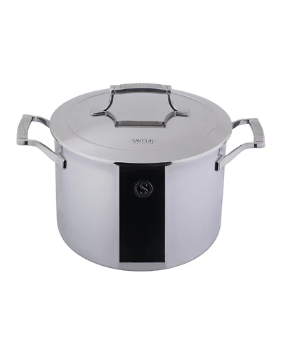 Saveur Selects Voyage Series Tri-Ply Stainless Steel 8-Qt. Stockpot