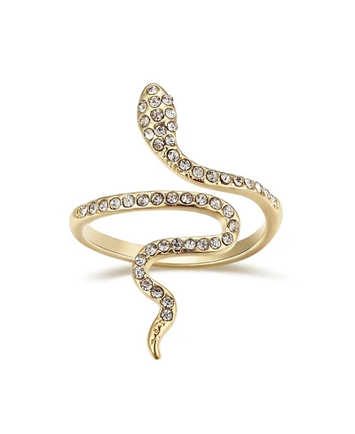 Unwritten Crystal Snake Bypass Ring