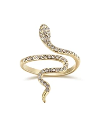 Unwritten Crystal Snake Bypass Ring