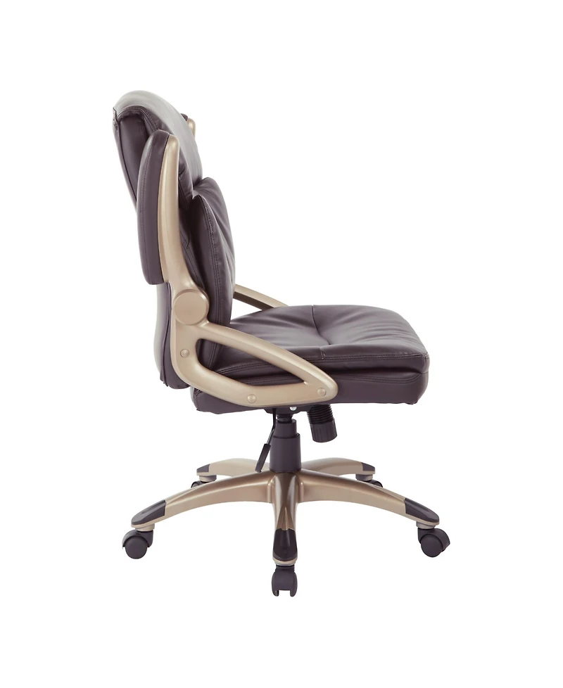 Osp Home Furnishings Executive Low Back Office Chair