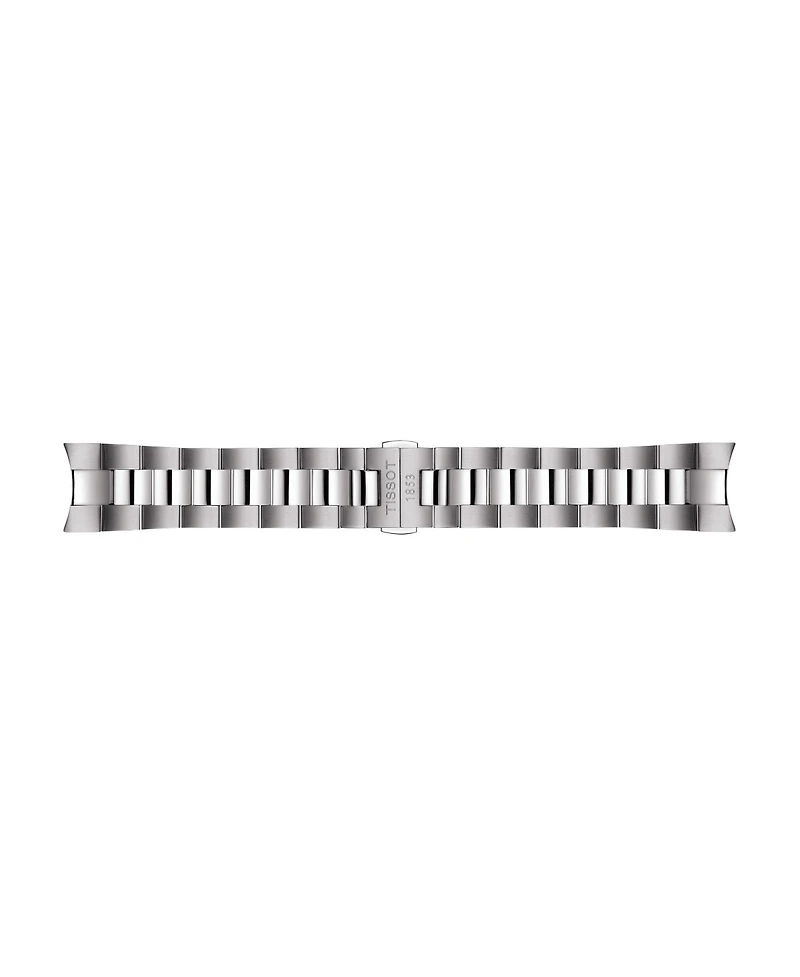 Tissot Men's Swiss Automatic T-Classic Gentleman Powermatic 80 Silicium Stainless Steel Bracelet Watch 40mm