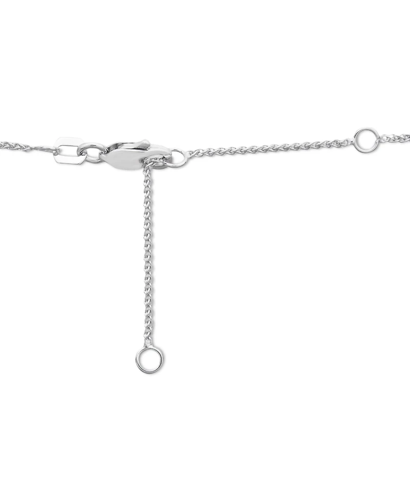 Diamond Graduated Cluster Statement Necklace (2 ct. t.w.) in 14k White Gold or 14k Yellow Gold, 17" + 2" extender