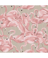 Tempaper Flamingo Peel and Stick Wallpaper