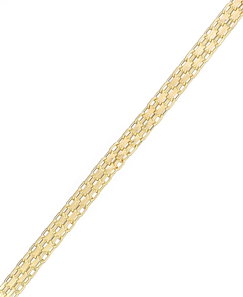 Bismark Chain Bracelet in 10k Gold