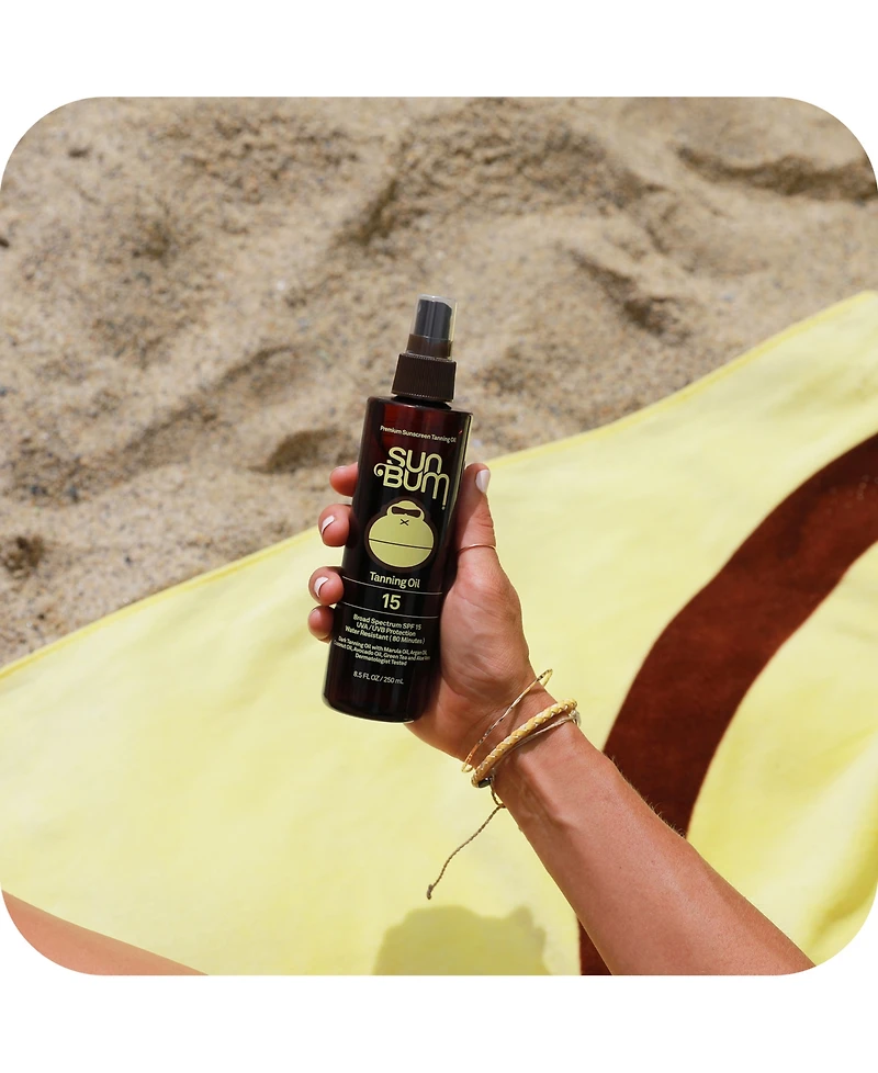 Sun Bum Premium Tanning Oil Spf 15, 8.5-oz.