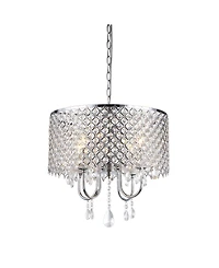 Home Accessories Deluxe 10" 4-Light Indoor Chandelier with Light Kit