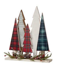 Glitzhome Wooden Christmas Tree Table decor