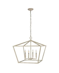 Jonathan Y Gatsby 4-Light Adjustable Rustic Glam Led Pendant