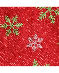 Northlight Metallic with and Snowflakes Mini Christmas Tree Skirt