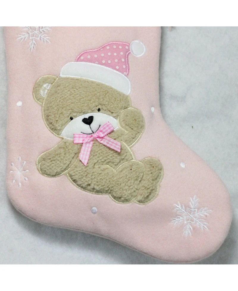 Northlight "Baby's 1st Christmas" Embroider Teddy Bear Christmas Stocking