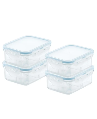 Lock n Lock Purely Better 8-Pc. Rectangular Food Storage Containers with Dividers, 12-Oz.