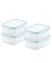 Lock n Lock Purely Better 8-Pc. Rectangular Food Storage Containers with Dividers, 12-Oz.