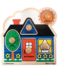 Melissa and Doug Kids Toy, First Shapes Jumbo Knob Puzzle