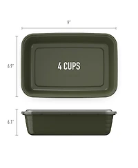Bentgo Food Prep 1-Compartment Food Storage Containers, Pack of 10