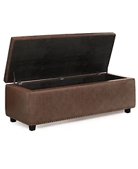 Hamilton Traditional Rectangle Storage Ottoman