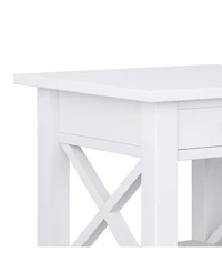 Simpli Home Kitchener Solid Wood End Table