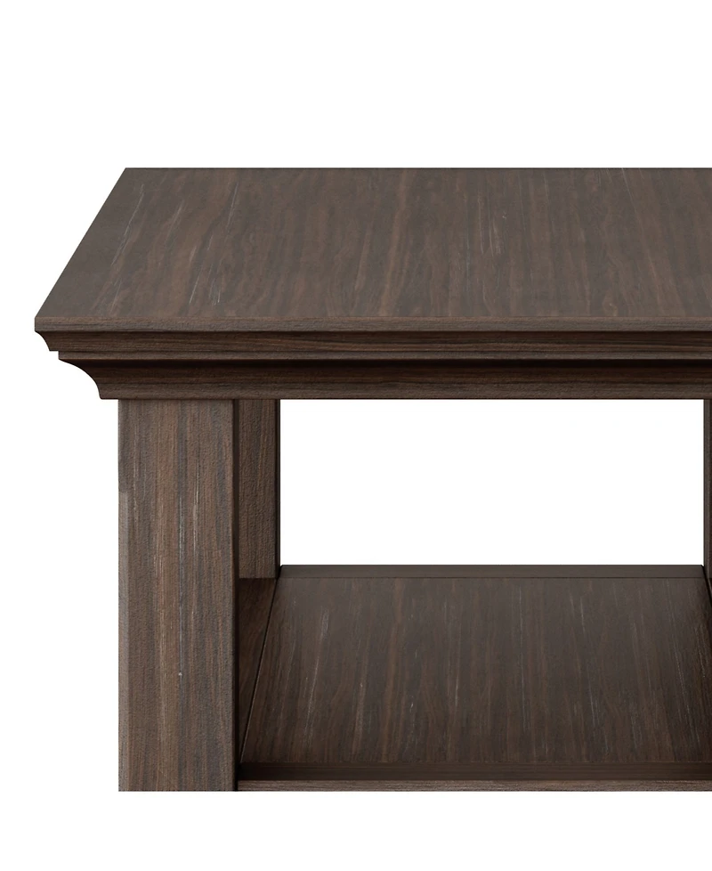 Simpli Home Acadian Solid Wood Narrow Side Table