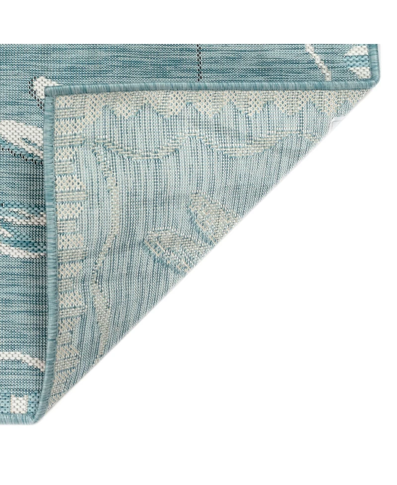 Liora Manne' Carmel Dragonfly 4'10" x 7'6" Outdoor Area Rug