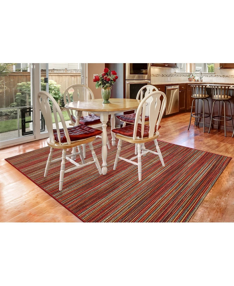 Liora Manne Marina Stripes 4'10" x 7'6" Area Rug
